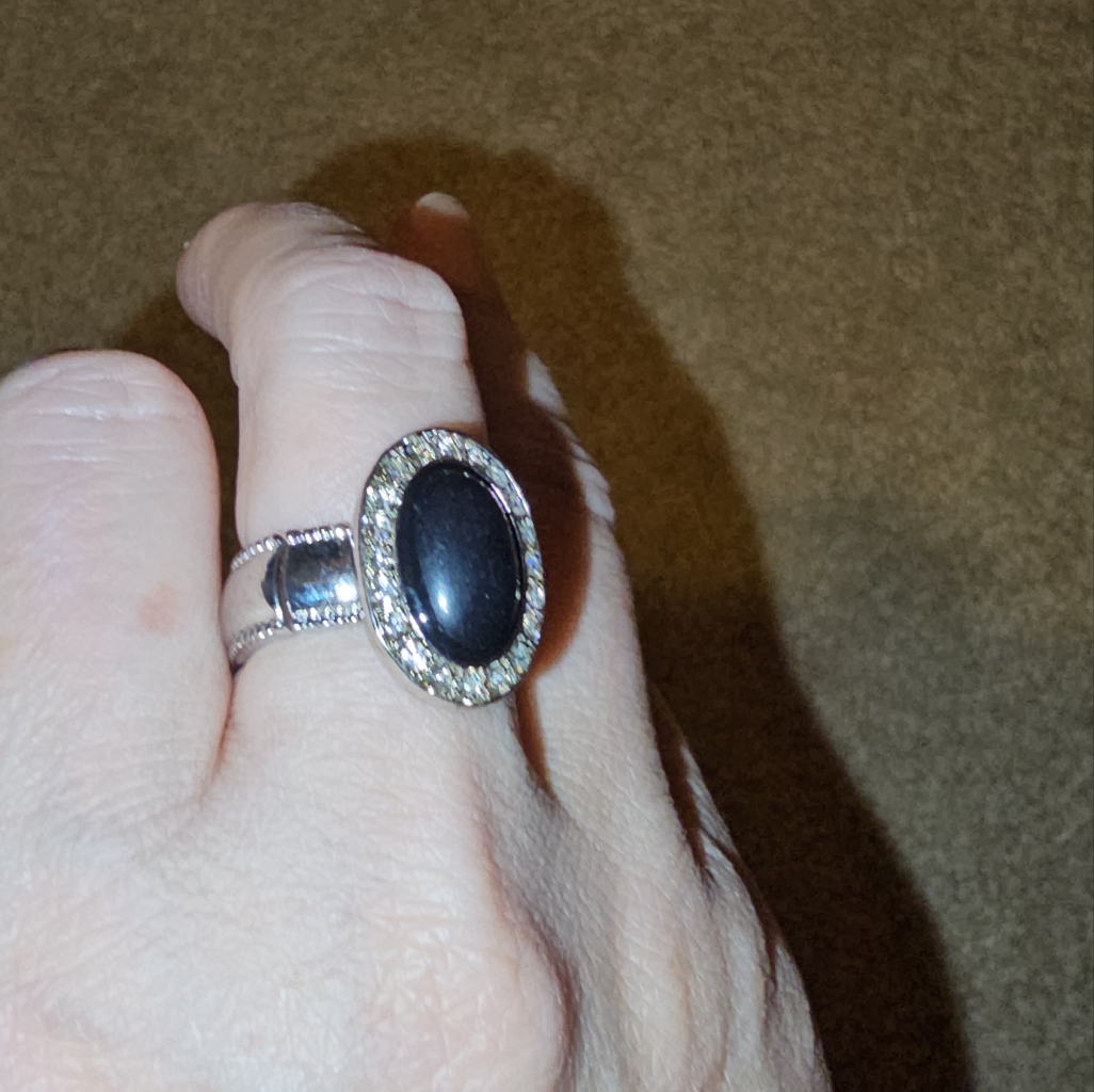 Black Silver Ring